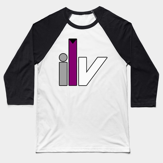 ilv Demisexual Pride Baseball T-Shirt by ILV